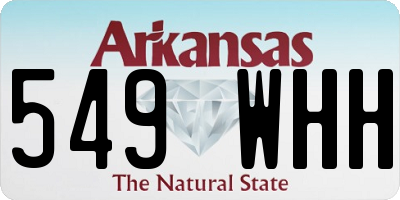 AR license plate 549WHH