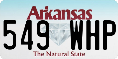 AR license plate 549WHP