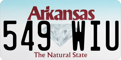 AR license plate 549WIU
