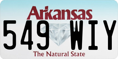 AR license plate 549WIY