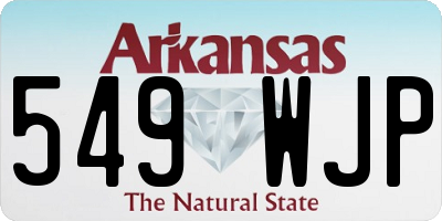 AR license plate 549WJP