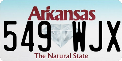 AR license plate 549WJX