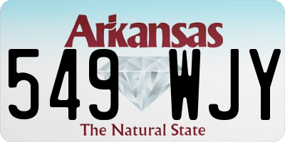 AR license plate 549WJY