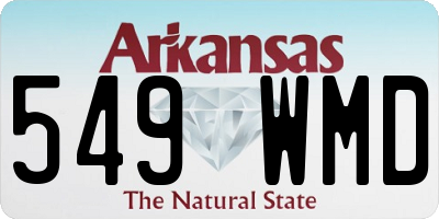 AR license plate 549WMD