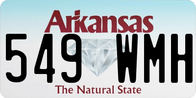 AR license plate 549WMH