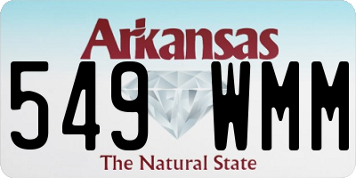 AR license plate 549WMM