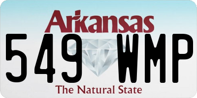 AR license plate 549WMP