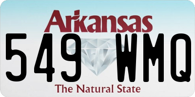 AR license plate 549WMQ