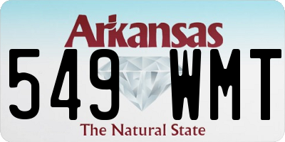 AR license plate 549WMT