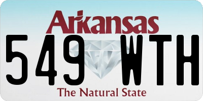 AR license plate 549WTH