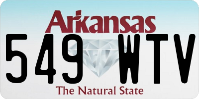 AR license plate 549WTV