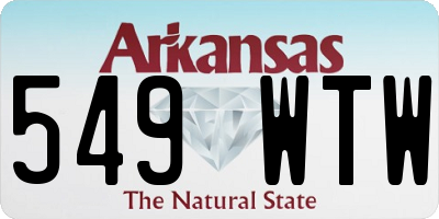 AR license plate 549WTW