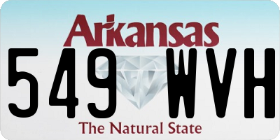 AR license plate 549WVH