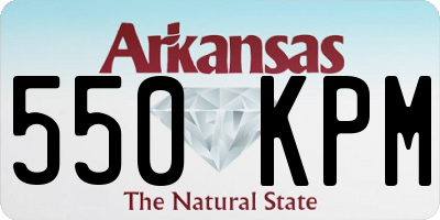 AR license plate 550KPM