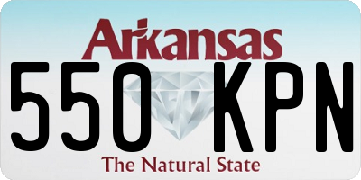 AR license plate 550KPN