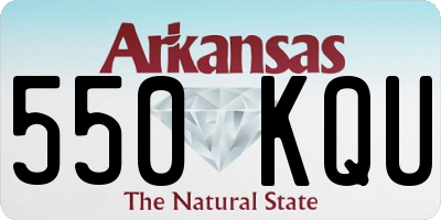 AR license plate 550KQU