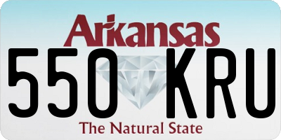 AR license plate 550KRU