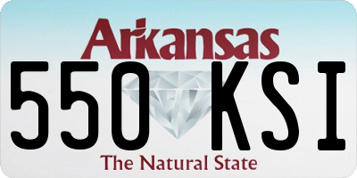 AR license plate 550KSI