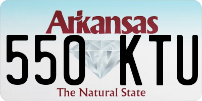 AR license plate 550KTU