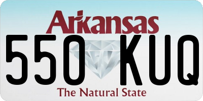 AR license plate 550KUQ