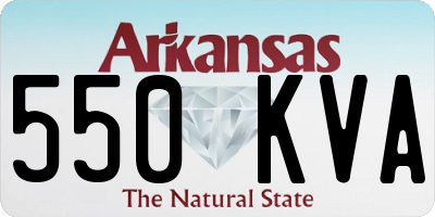 AR license plate 550KVA