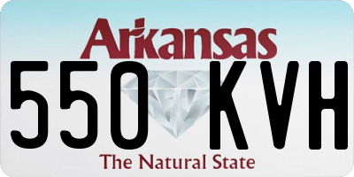 AR license plate 550KVH