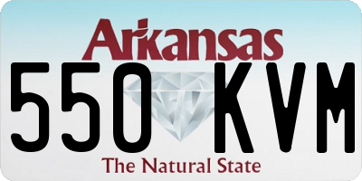 AR license plate 550KVM