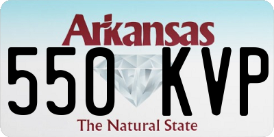 AR license plate 550KVP