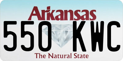 AR license plate 550KWC