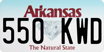 AR license plate 550KWD