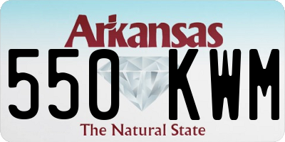 AR license plate 550KWM