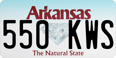 AR license plate 550KWS
