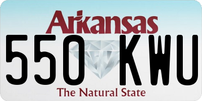 AR license plate 550KWU