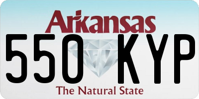 AR license plate 550KYP