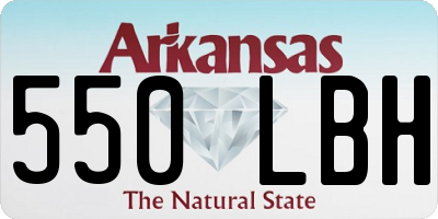 AR license plate 550LBH