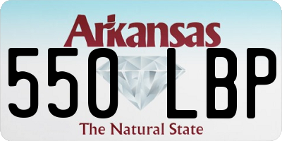 AR license plate 550LBP