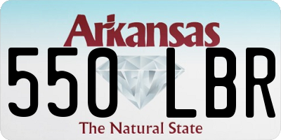 AR license plate 550LBR