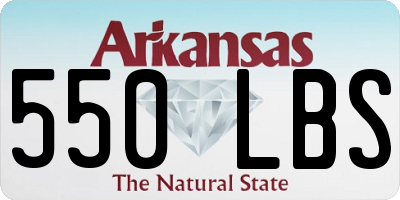 AR license plate 550LBS