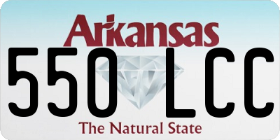 AR license plate 550LCC