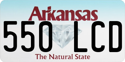AR license plate 550LCD