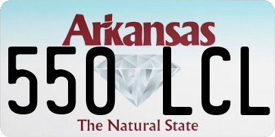 AR license plate 550LCL
