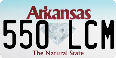 AR license plate 550LCM