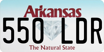 AR license plate 550LDR