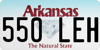 AR license plate 550LEH