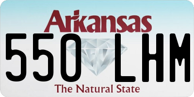 AR license plate 550LHM