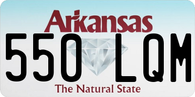AR license plate 550LQM