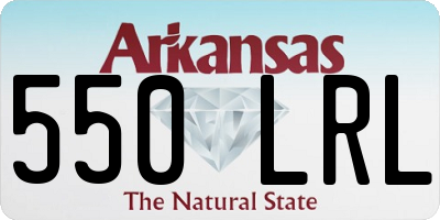 AR license plate 550LRL