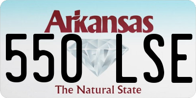 AR license plate 550LSE
