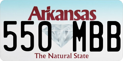 AR license plate 550MBB
