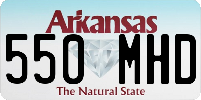AR license plate 550MHD